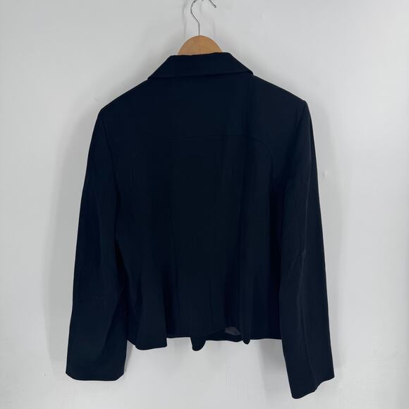 The Limited Collection Black Blazer M | 3-Button Classic Work Career Jacket - Picture 2 of 6